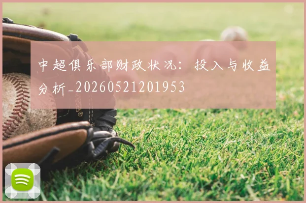 中超俱乐部财政状况:投入与收益分析_20260521201953