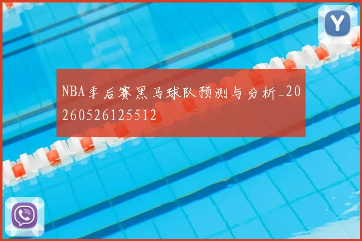 NBA季后赛黑马球队预测与分析_20260526125512